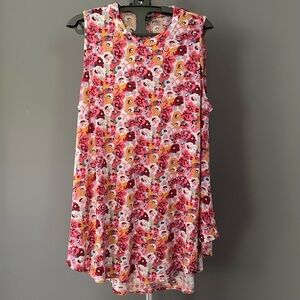 Lane Bryant Sleeveless Floral Top